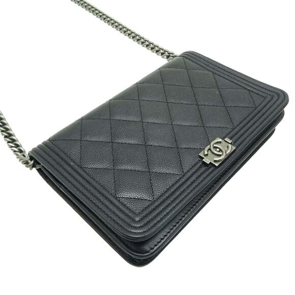 CHANEL Black Caviar Leather Wallet - Picture 3 of 10